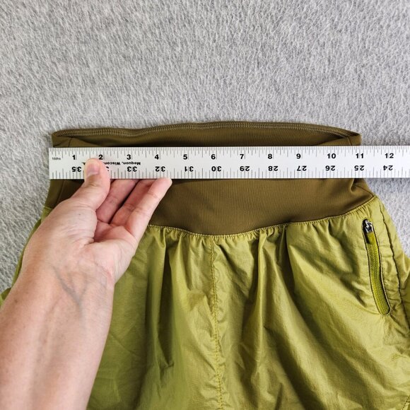 Nike Shorts Womens XS Green Run Division 2 In 1 Ripstop Zip Pocket Running - Picture 7 of 14